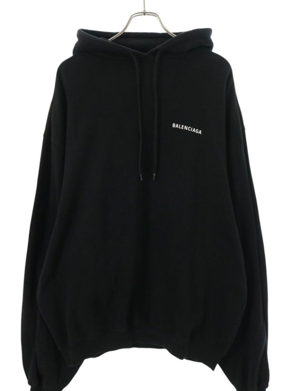 Balenciaga Defile Logo Print Hoodie XXS